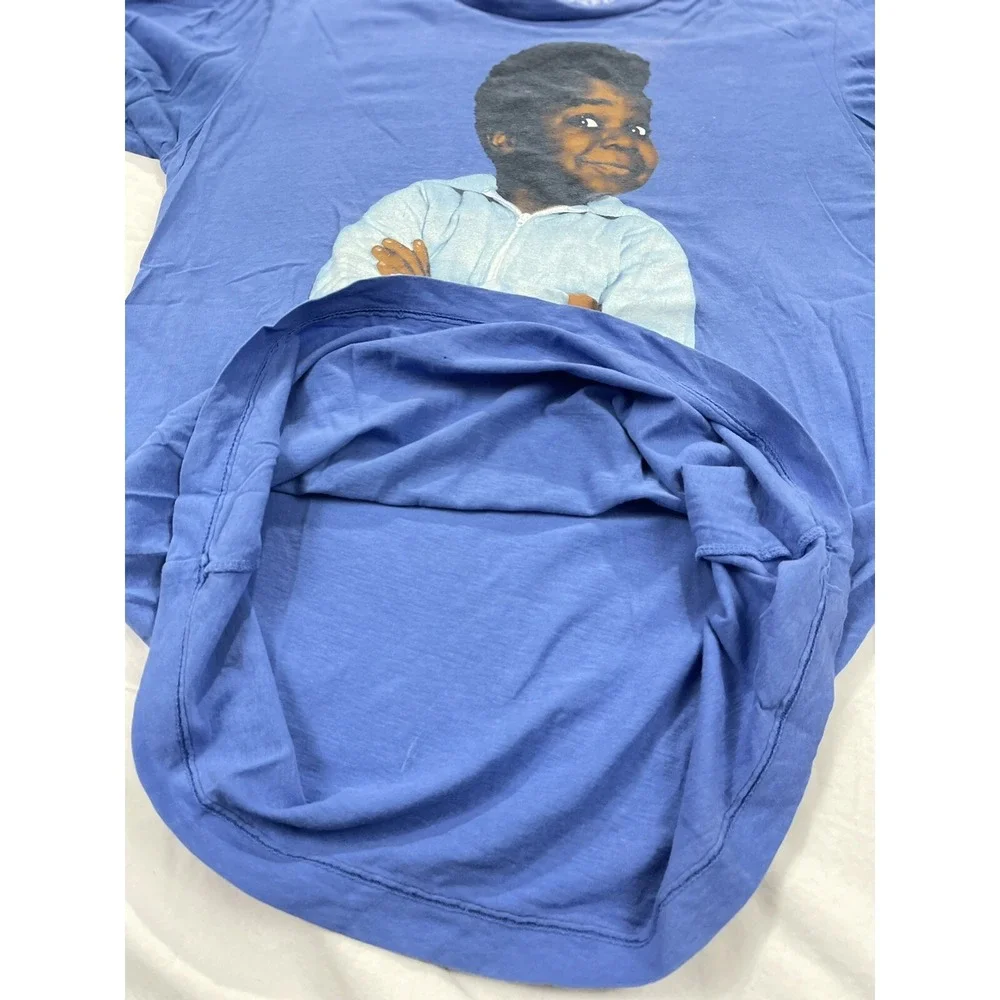 VTG Diff'rent‎ Strokes  T-shirt Small 1970's Whatchoo Talkin 'Bout Willis! Blue - Picture 7 of 7
